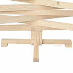 Minimalist Christmas Trees with Stand Natural 180cm Solid pine wood - Home