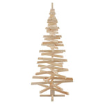 Minimalist Christmas Trees with Stand Natural 180cm Solid pine wood - Home
