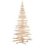 Luxury Christmas Trees with Stand Natural 210cm Solid pine wood - Home