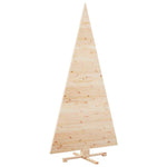Luxury Christmas Trees with Stand Natural 210cm Solid pine wood - Home