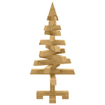 Classic Christmas Trees with Stand Brown 60cm Solid pine wood - Premium