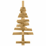 Classic Christmas Trees with Stand Brown 60cm Solid pine wood - Premium