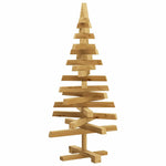 Compact Christmas Trees with Stand Brown 90cm Solid pine wood - Sturdy