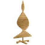 Compact Christmas Trees with Stand Brown 120cm Solid pine wood