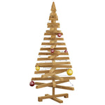 Compact Christmas Trees with Stand Brown 120cm Solid pine wood