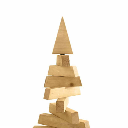 Modern Christmas Trees with Stand Brown 150cm Solid pine wood - Durable
