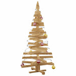 Modern Christmas Trees with Stand Brown 150cm Solid pine wood - Durable