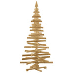 Cozy Christmas Trees with Stand Brown 180cm Solid pine wood - Designer