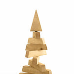 Premium Christmas Trees with Stand Brown 210cm Solid pine wood - Premium