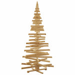Premium Christmas Trees with Stand Brown 210cm Solid pine wood - Premium