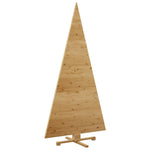 Premium Christmas Trees with Stand Brown 210cm Solid pine wood - Premium