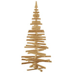Premium Christmas Trees with Stand Brown 210cm Solid pine wood - Premium