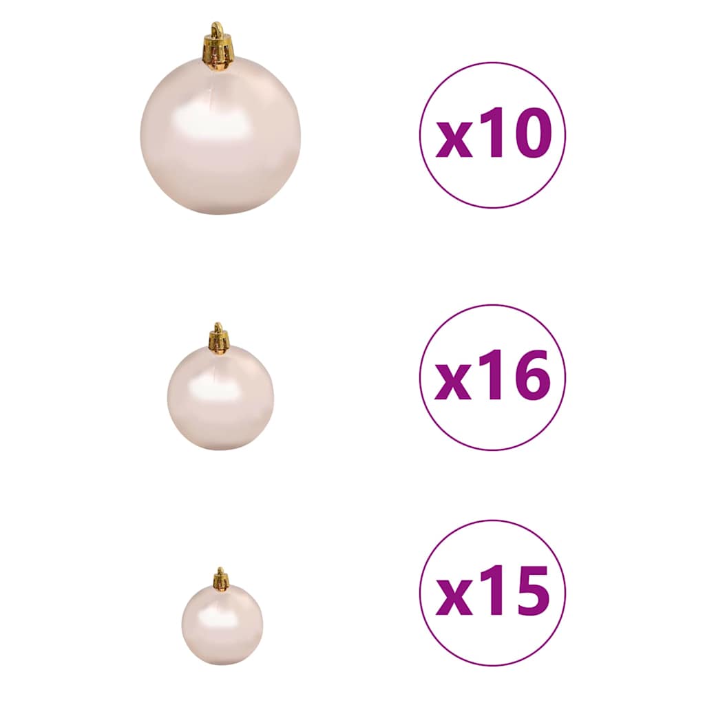 Modern Artificial Christmas Tree with Stand Green 180cm PVC and Steel