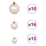 Modern Artificial Christmas Tree with Stand Green 180cm PVC and Steel