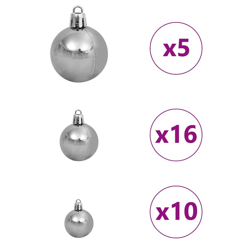Elegant Artificial Christmas Tree with Stand Green 180cm PVC and Steel