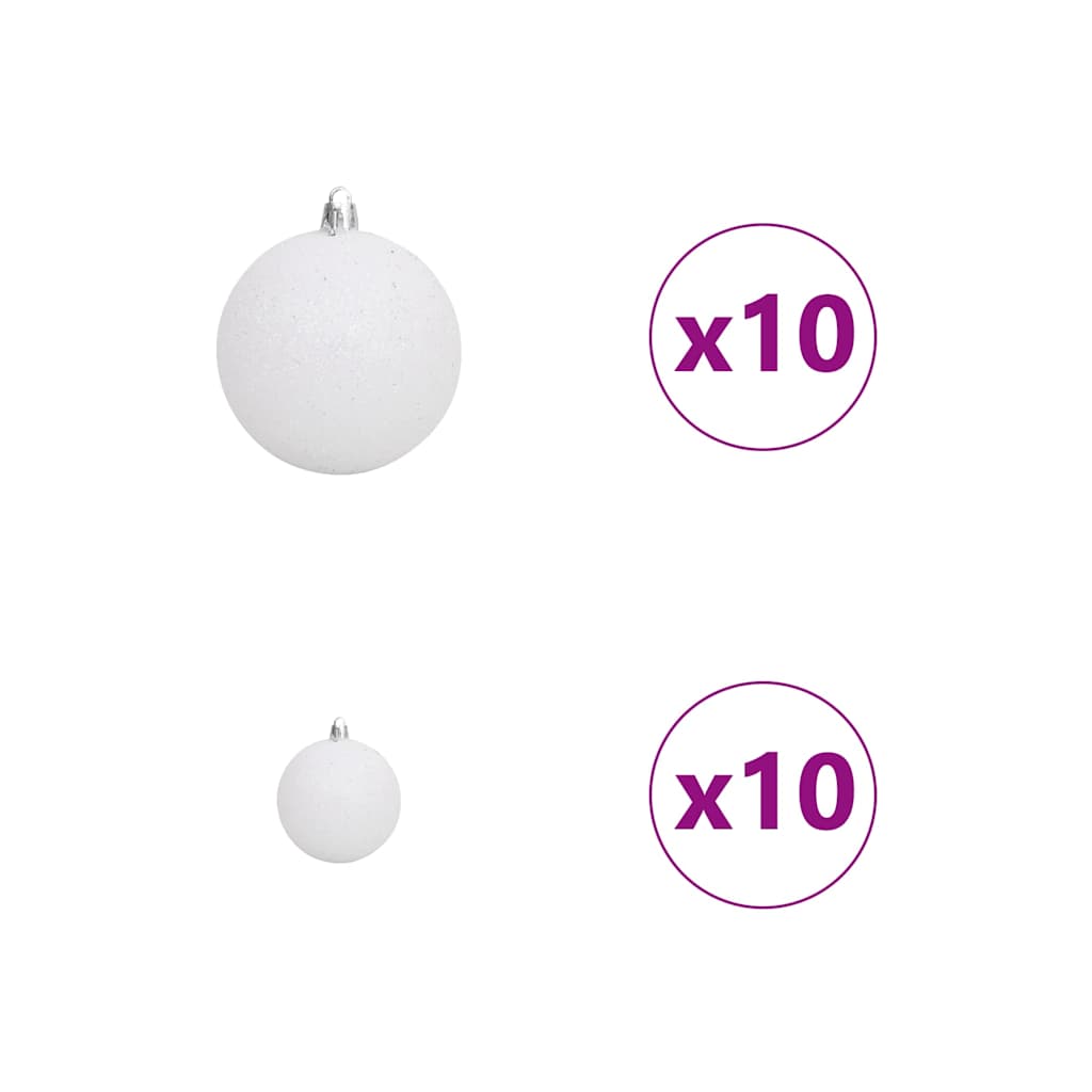 Elegant Artificial Christmas Tree with Stand Green 180cm PVC and Steel