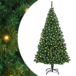 Versatile Artificial Christmas Tree Green 180cm PVCSteel and Plastic