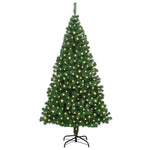Versatile Artificial Christmas Tree Green 180cm PVCSteel and Plastic