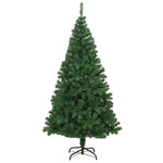 Versatile Artificial Christmas Tree Green 180cm PVCSteel and Plastic