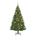 Elegant Artificial Christmas Tree Green 180cm PVCSteel and Plastic