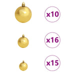 Elegant Artificial Christmas Tree Green 180cm PVCSteel and Plastic