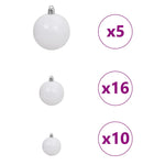 Artificial Christmas Tree Green 180cm PVCSteel and Plastic