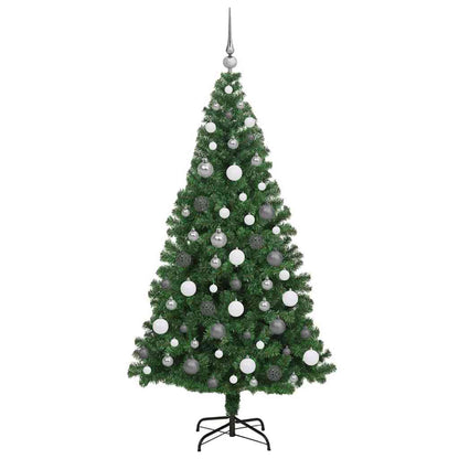 Versatile Artificial Christmas Tree Green 180cm PVCSteel and Plastic