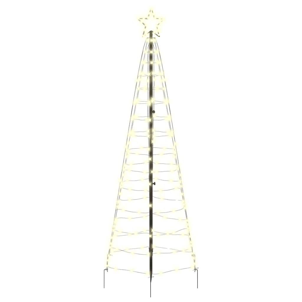 Cozy LED Christmas Tree with Ground Spikes Warm White 250cm Iron - Designer