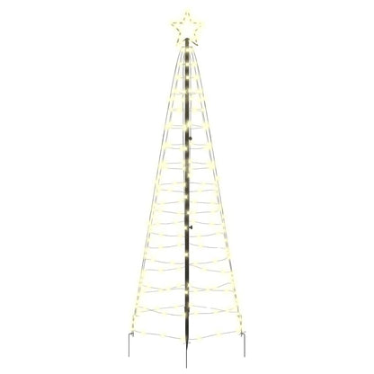 Cozy LED Christmas Tree with Ground Spikes Warm White 250cm Iron - Designer
