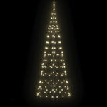 Cozy LED Christmas Tree with Ground Spikes Warm White 250cm Iron - Designer