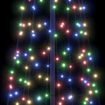 Modern LED Christmas Tree with Ground Spikes Multicolour 400cm Iron