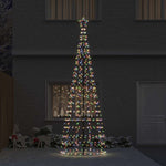 Modern LED Christmas Tree with Ground Spikes Multicolour 400cm Iron