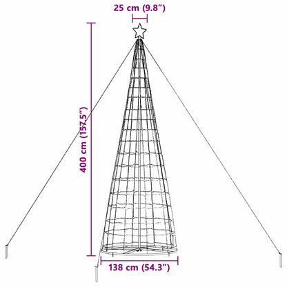 Classic LED Christmas Tree Warm White Iron - Designer Finish