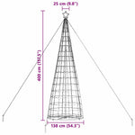 Classic LED Christmas Tree Warm White Iron - Designer Finish