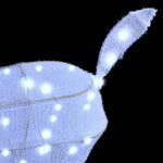 Minimalist Reindeer Family 3 pcs Cold white Fabric - Durable