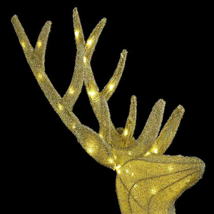 Stylish Reindeer Family 3 pcs Warm white Fabric - Sleek Modern Look