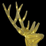 Stylish Reindeer Family 3 pcs Warm white Fabric - Sleek Modern Look