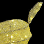 Stylish Reindeer Family 3 pcs Warm white Fabric - Sleek Modern Look