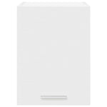 Elegant Hanging Cabinet Riga White Engineered Wood - Durable