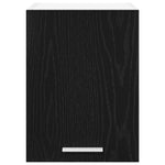 Functional Hanging Cabinet Riga 2 pcs Black Oak and White x