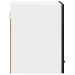 Functional Hanging Cabinet Riga 2 pcs Black Oak and White x