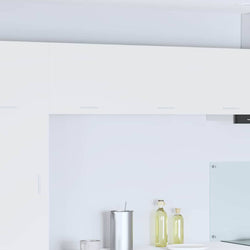 Compact Hanging Cabinet Riga White Engineered Wood - Designer Finish