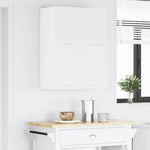 Elegant Hanging Cabinet Riga White Engineered Wood - Home Dacor