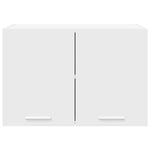 Elegant Hanging Cabinet Riga White Engineered Wood - Home Dacor