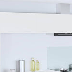 Elegant Cabinet Riga White Engineered Wood - Space-Saving