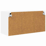 Elegant Cabinet Riga White Engineered Wood - Space-Saving