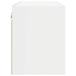 Elegant Cabinet Riga White Engineered Wood - Space-Saving