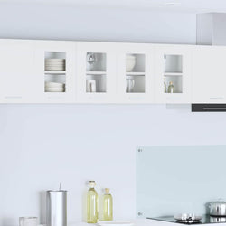 Functional Hanging Cabinet with Shelf Riga 2 pcs White - Designer