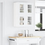 Functional Hanging Cabinet with Shelf Riga 2 pcs White - Designer