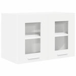 Functional Hanging Cabinet with Shelf Riga 2 pcs White - Designer
